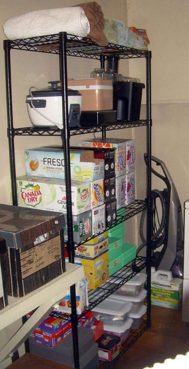 Dropship 5-Tier Utility Shelves, Metal Storage Shelves Garage